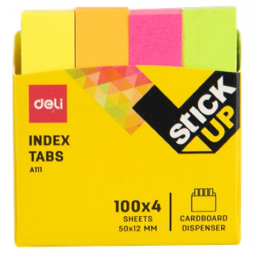 notas-adhesivas-banderitas-deli-papel-50x12mm-4-x-100-colores-fluo-57437