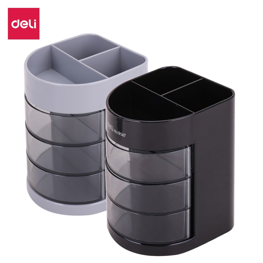 organizador-escritorio-multifuncion-deli-negro--gris-57150