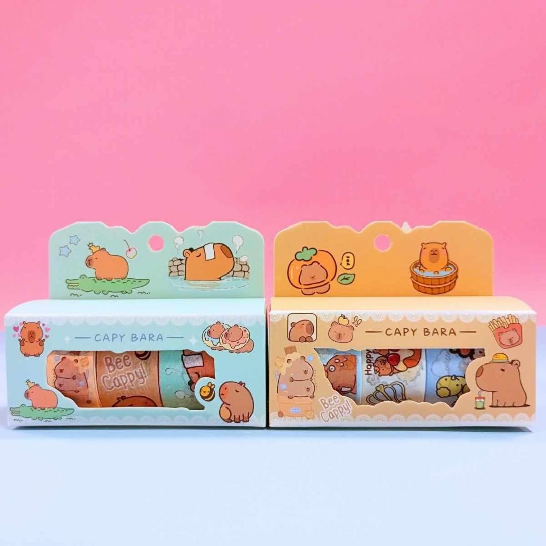 cinta-washi-tape-capybara-4-rollitos-2361
