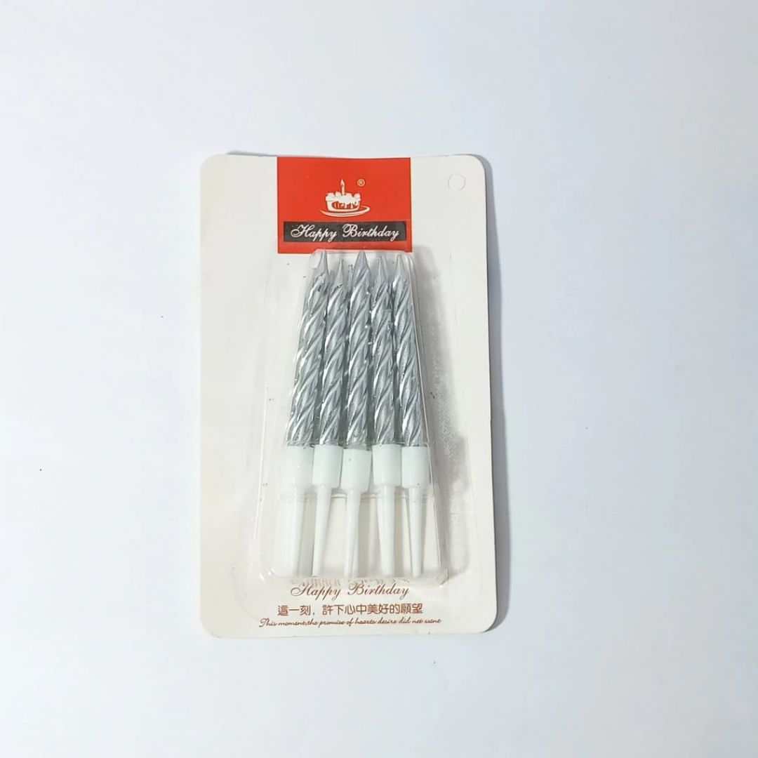 vela-corta-torneada-metal-plateada-8-cm-x-10-unidades-56786