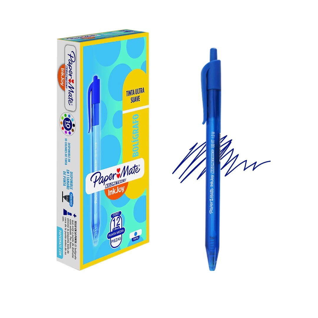 boligrafo-paper-mate-inkjoy-retractil-azul-531049