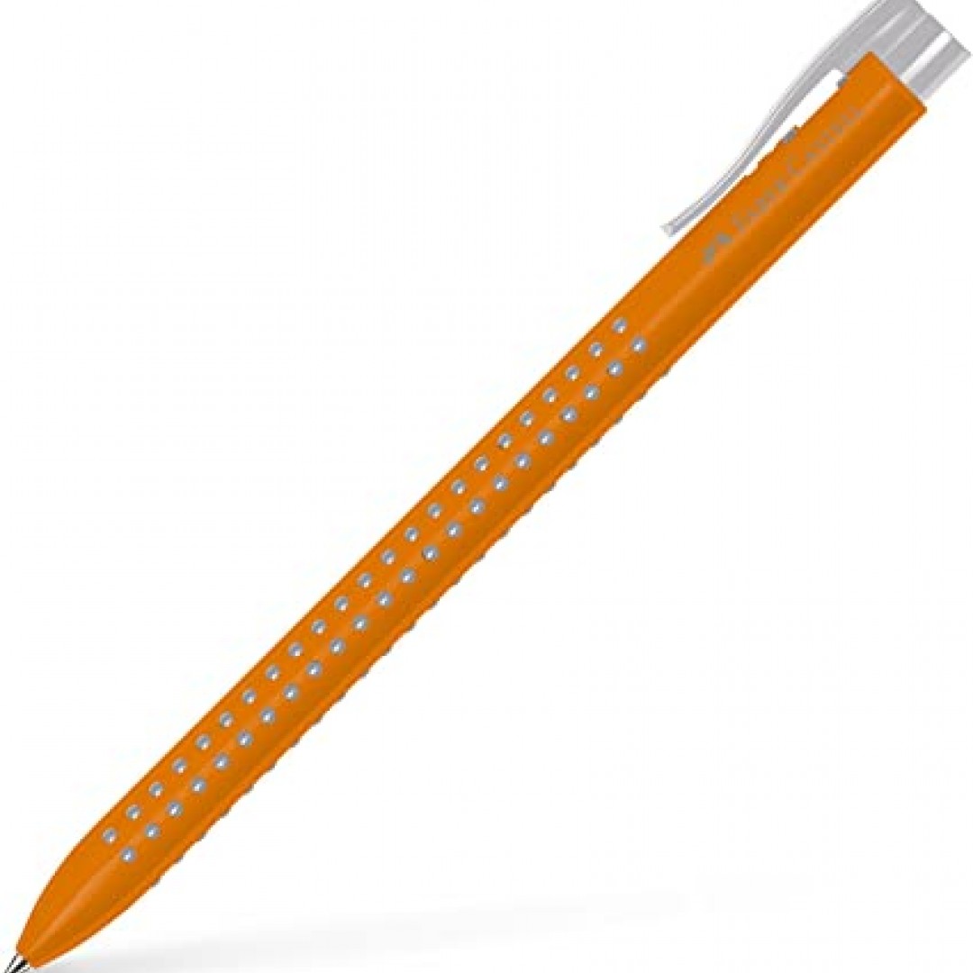 boligrafo-faber-castgrip-2022-retractil-naranja-56981