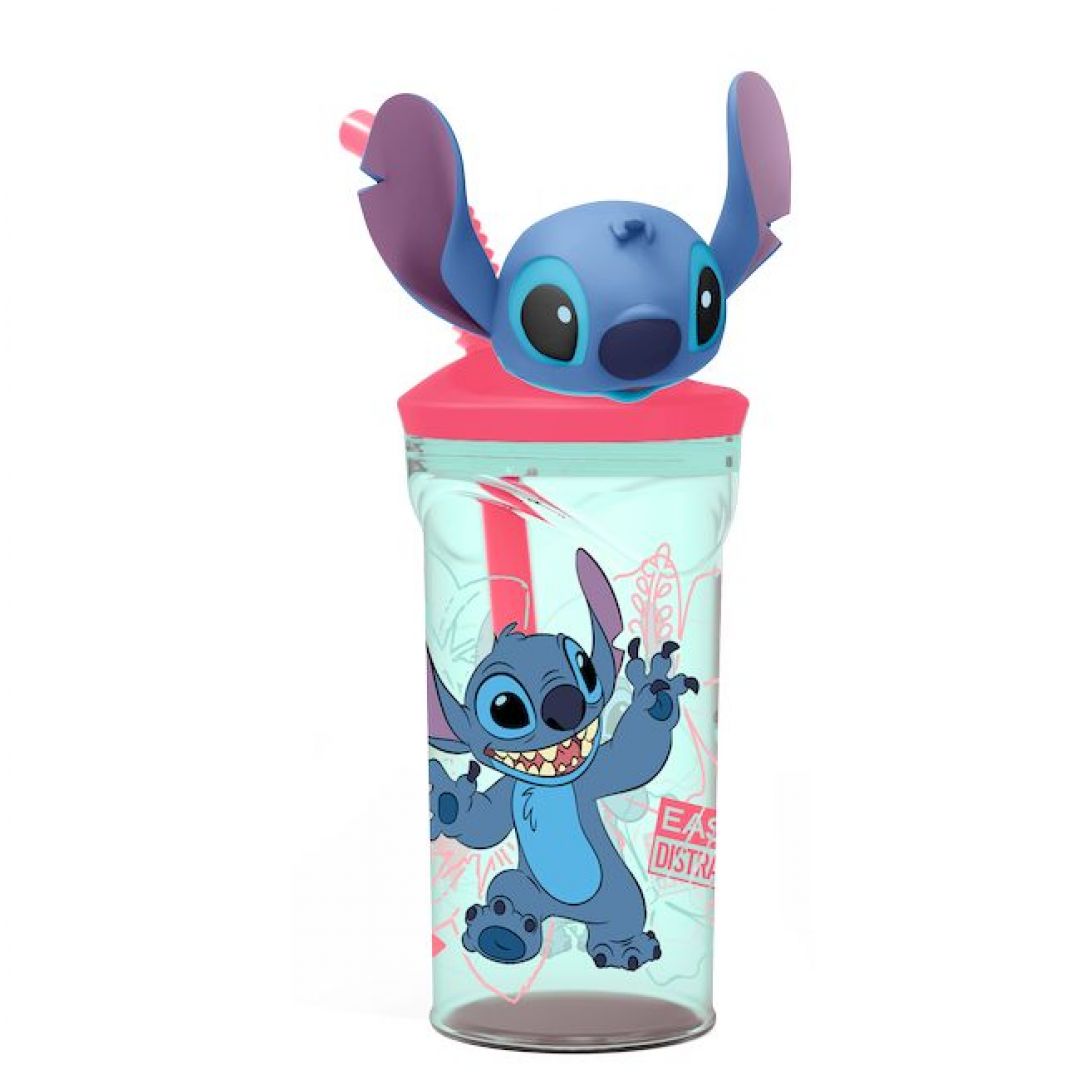 vaso-infantil-stitch-con-figura-3d-360ml-39294