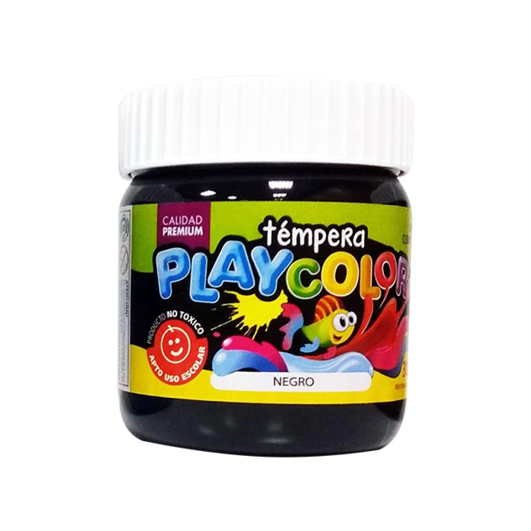 tempera-playcolor-pote-x250grsnegro-50007