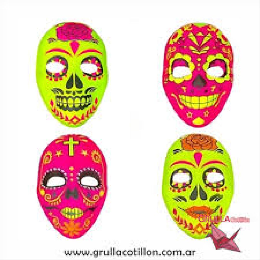 careta-plastica-calaca-fluo-3889