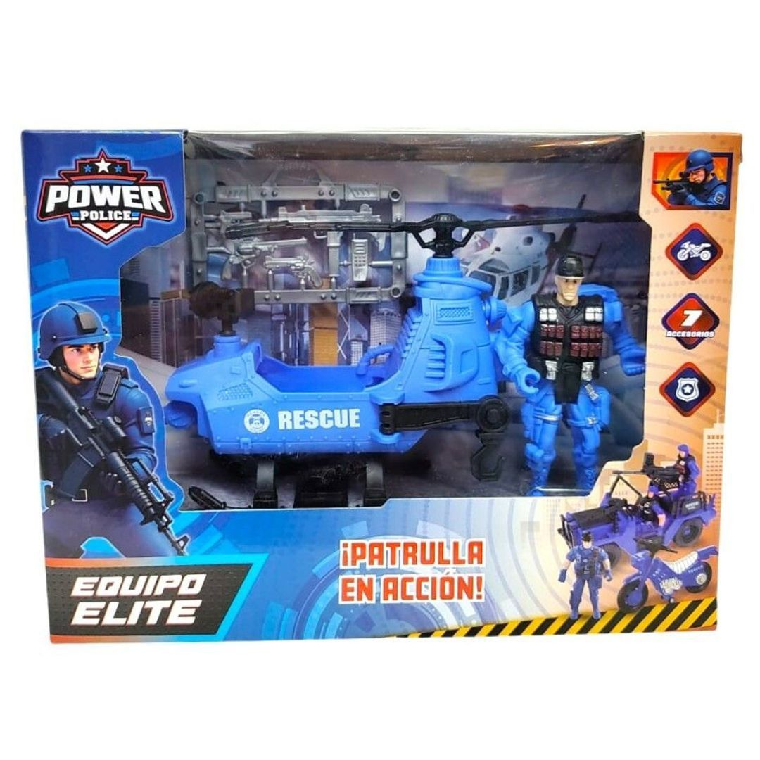 set-de-policia-con-helicoptero-en-caja-23-x-7-x-18-cm-em-3909