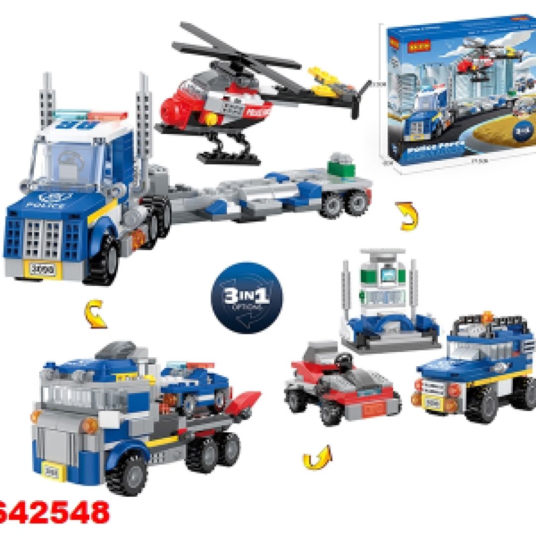 cogo-bloques-3-en-1-policia-249-pcs-rh-9003