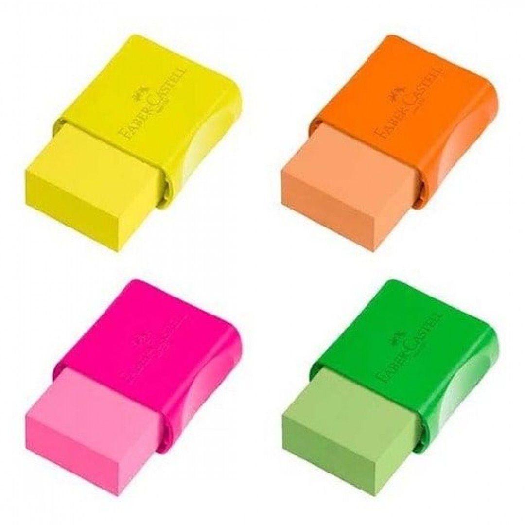 goma-lapiz-faber-castell-neon-oferta-51346